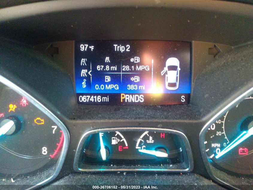 2017 FORD ESCAPE S - 1FMCU0F73HUE66771