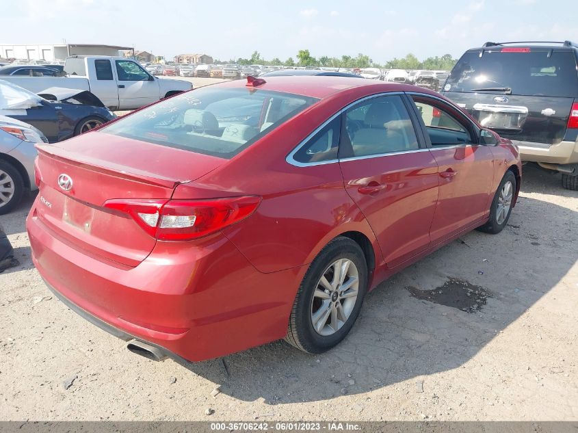 2017 HYUNDAI SONATA 2.4L - 5NPE24AF8HH551530