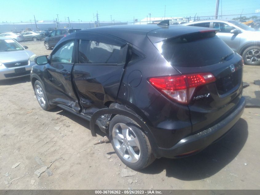 2016 HONDA HR-V EX - 3CZRU6H54GM108671
