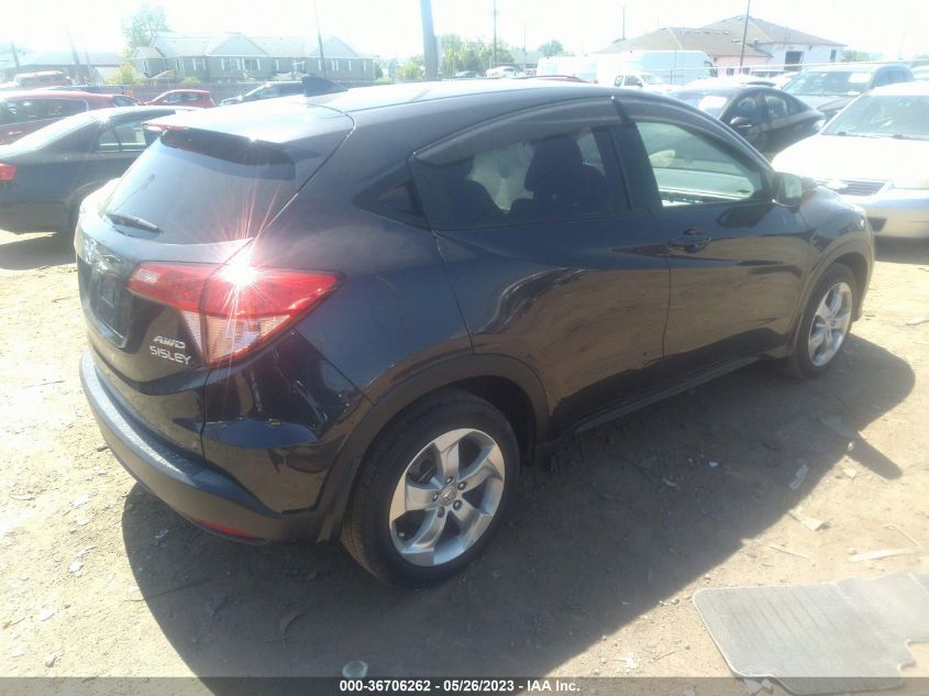 2016 HONDA HR-V EX - 3CZRU6H54GM108671