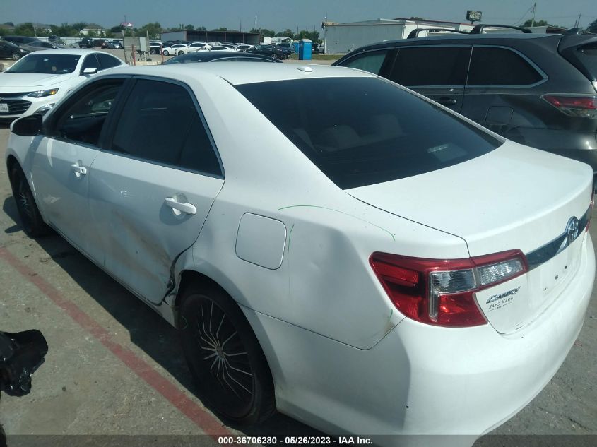 2013 TOYOTA CAMRY L/LE/SE/XLE - 4T4BF1FK0DR309814
