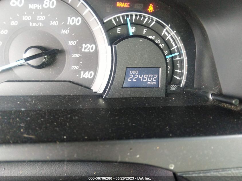 2013 TOYOTA CAMRY L/LE/SE/XLE - 4T4BF1FK0DR309814