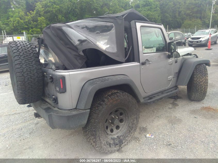 2018 JEEP WRANGLER JK SPORT S 1C4GJWAG9JL922129
