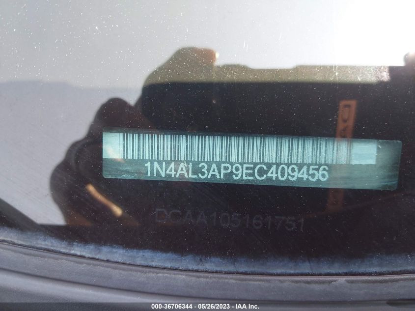 2014 NISSAN ALTIMA 2.5 S - 1N4AL3AP9EC409456