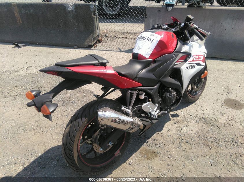 2015 YAMAHA YZFR3 MH3RH06Y4FK007058