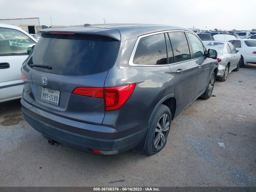 2016 HONDA PILOT EX-L - 5FNYF5H89GB052635