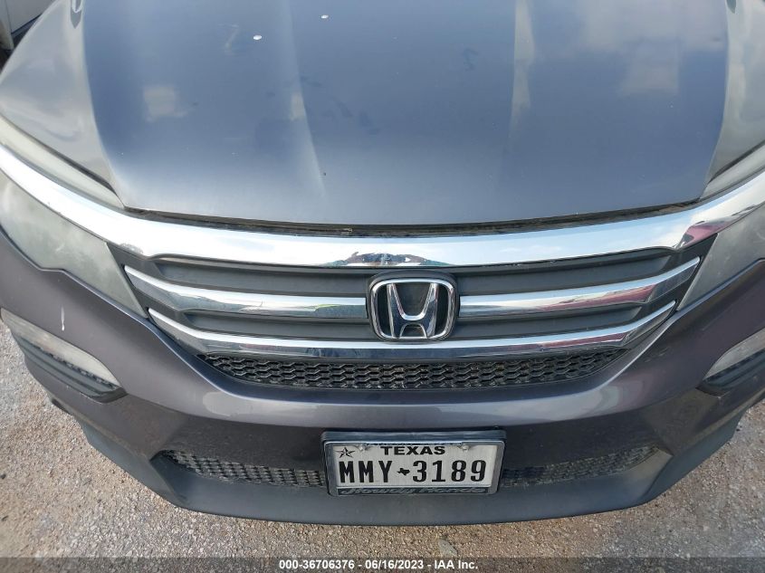 2016 HONDA PILOT EX-L - 5FNYF5H89GB052635