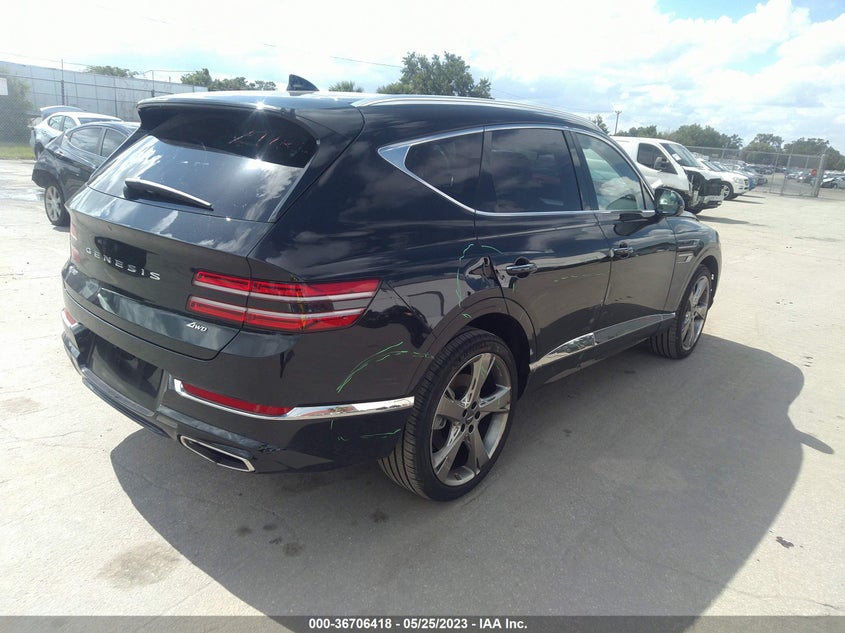VIN KMUHBDSB8PU117814 2023 GENESIS GV80