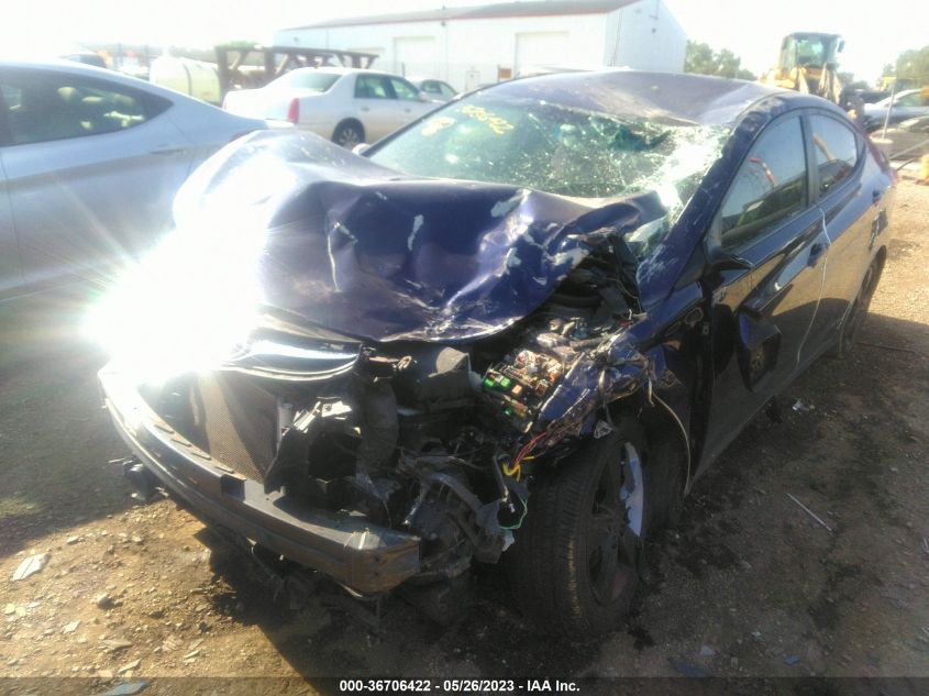 2013 HYUNDAI ELANTRA GLS - 5NPDH4AEXDH195898