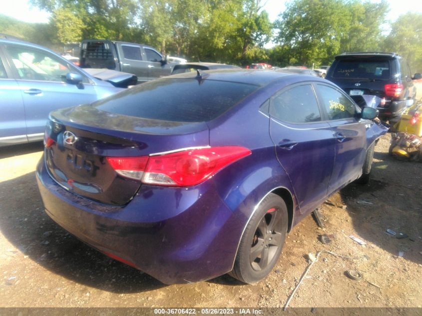 2013 HYUNDAI ELANTRA GLS - 5NPDH4AEXDH195898