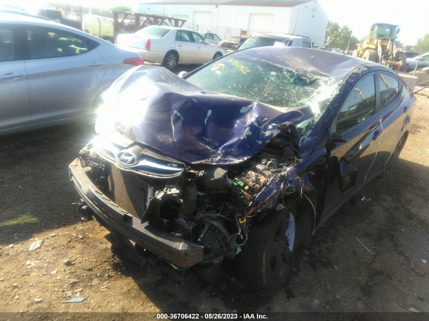 2013 HYUNDAI ELANTRA GLS - 5NPDH4AEXDH195898