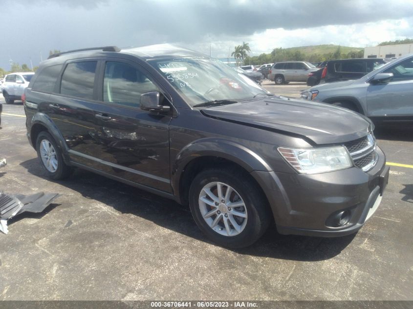 2017 DODGE JOURNEY SXT - 3C4PDCBG9HT533834