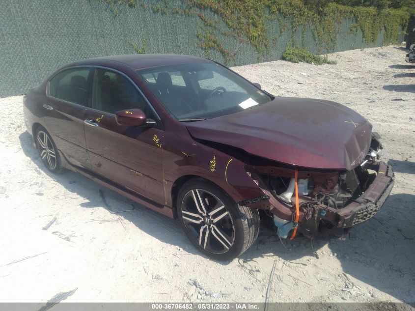 2017 HONDA ACCORD SEDAN SPORT SE - 1HGCR2F17HA067863