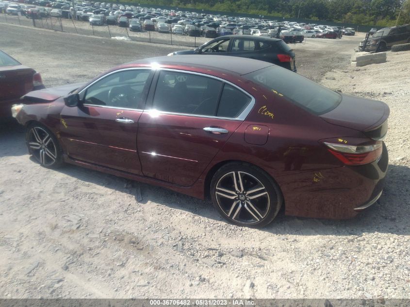 2017 HONDA ACCORD SEDAN SPORT SE - 1HGCR2F17HA067863