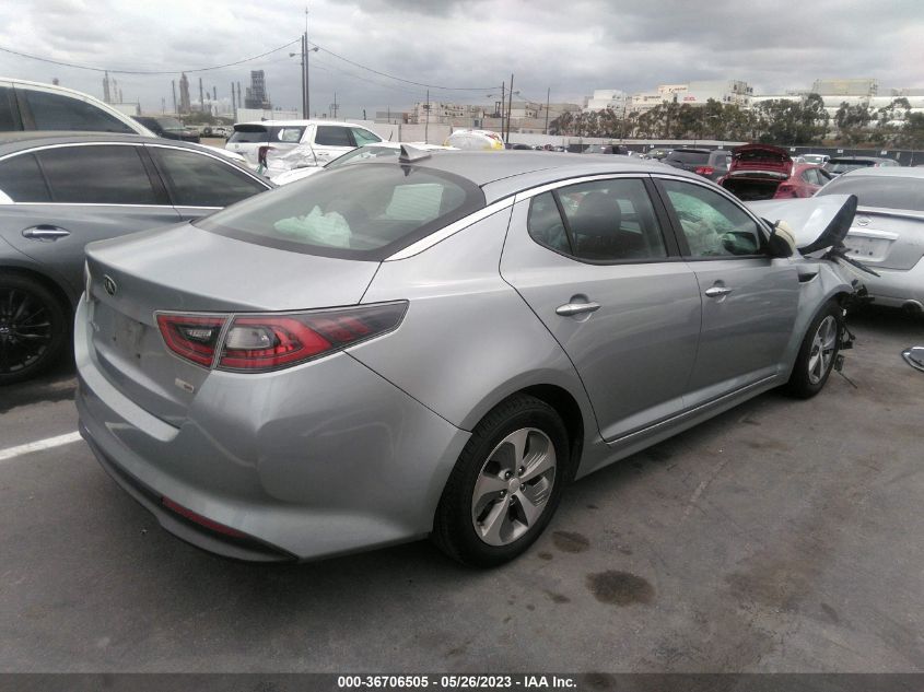 2015 KIA OPTIMA HYBRID - KNAGM4AD0F5080792