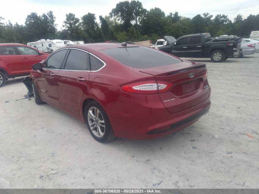 2015 FORD FUSION TITANIUM HYBRID - 3FA6P0RU1FR206499