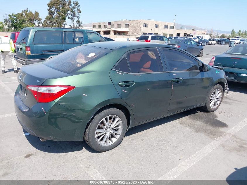 2014 TOYOTA COROLLA L/LE/S/S PLUS/LE PLUS - 5YFBURHE3EP007958