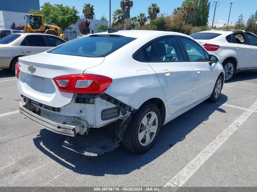 2017 CHEVROLET CRUZE LS - 1G1BC5SM7H7232958