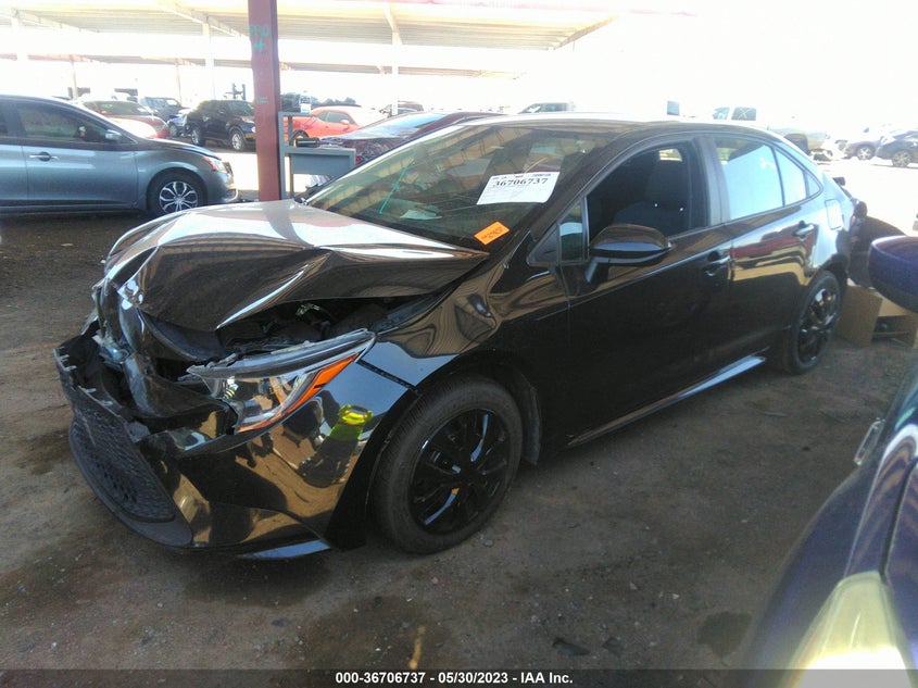VIN 5YFEPRAE9LP107400 2020 TOYOTA COROLLA LE