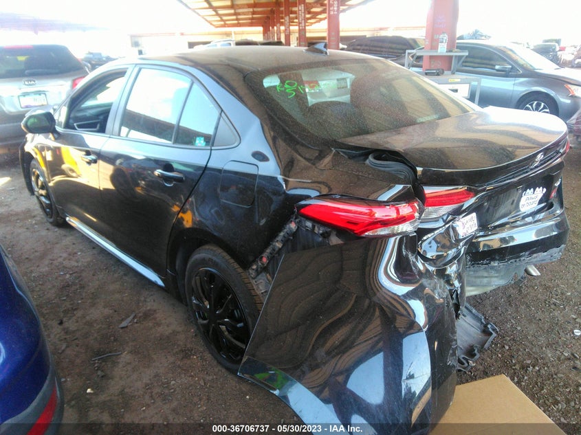 VIN 5YFEPRAE9LP107400 2020 TOYOTA COROLLA LE