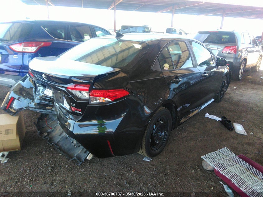 VIN 5YFEPRAE9LP107400 2020 TOYOTA COROLLA LE