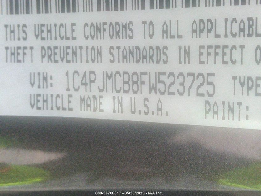 2015 JEEP CHEROKEE LATITUDE - 1C4PJMCB8FW523725