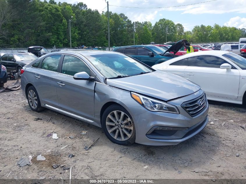 2016 HYUNDAI SONATA 2.4L LIMITED - 5NPE34AF3GH306095