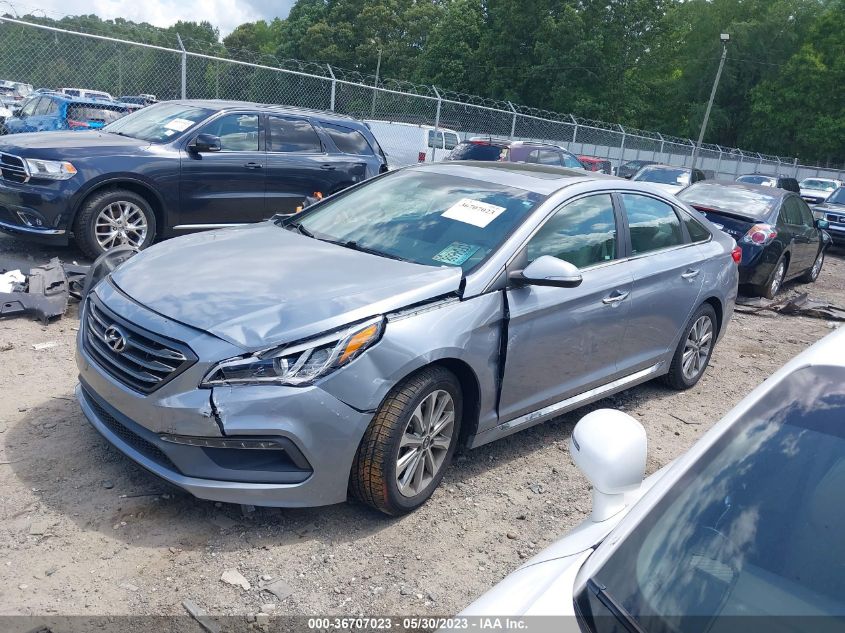 2016 HYUNDAI SONATA 2.4L LIMITED - 5NPE34AF3GH306095