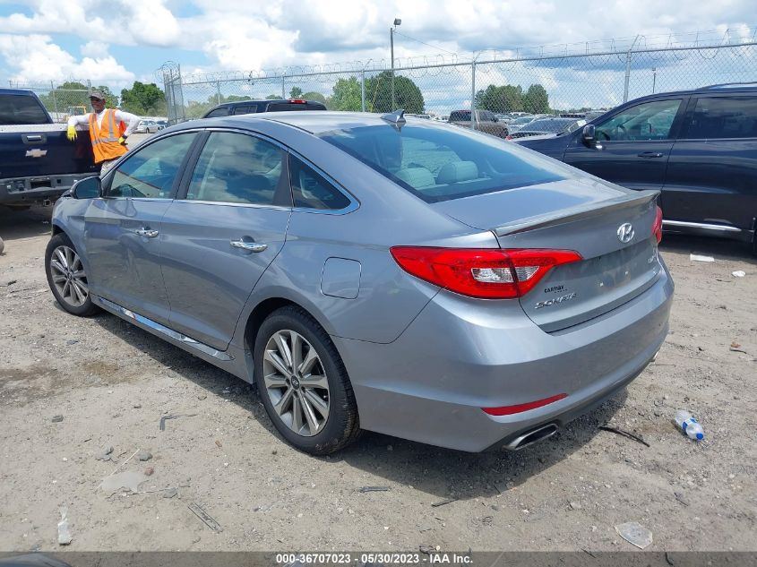 2016 HYUNDAI SONATA 2.4L LIMITED - 5NPE34AF3GH306095