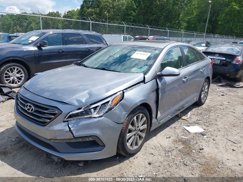 2016 HYUNDAI SONATA 2.4L LIMITED - 5NPE34AF3GH306095