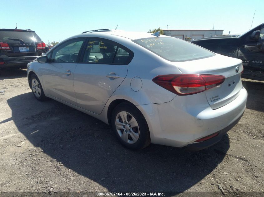 2017 KIA FORTE LX - 3KPFK4A74HE065105
