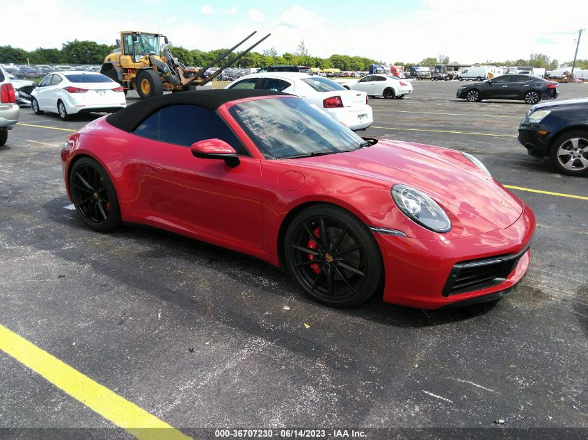 Lot #2536949802 2020 PORSCHE 911 CARRERA S salvage car