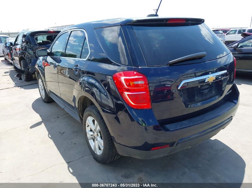 2016 CHEVROLET EQUINOX LS - 2GNALBEK5G1164769
