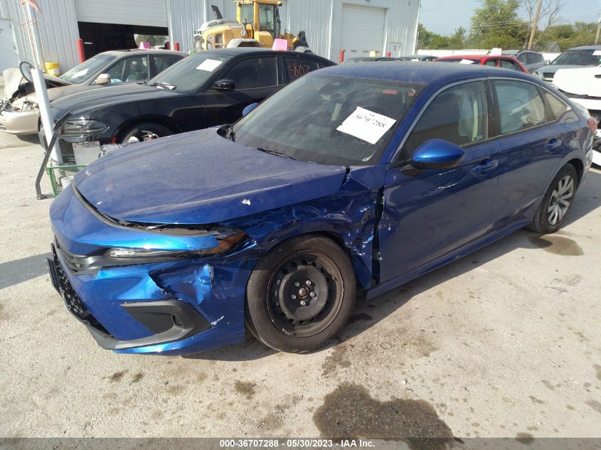 2022 HONDA CIVIC SEDAN LX - 2HGFE2F27NH522841