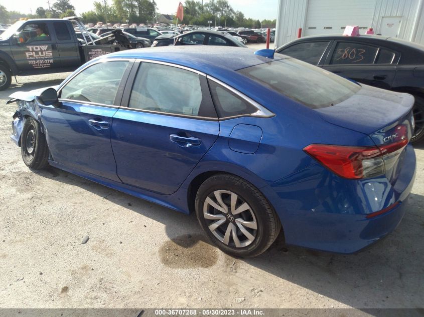 2022 HONDA CIVIC SEDAN LX - 2HGFE2F27NH522841