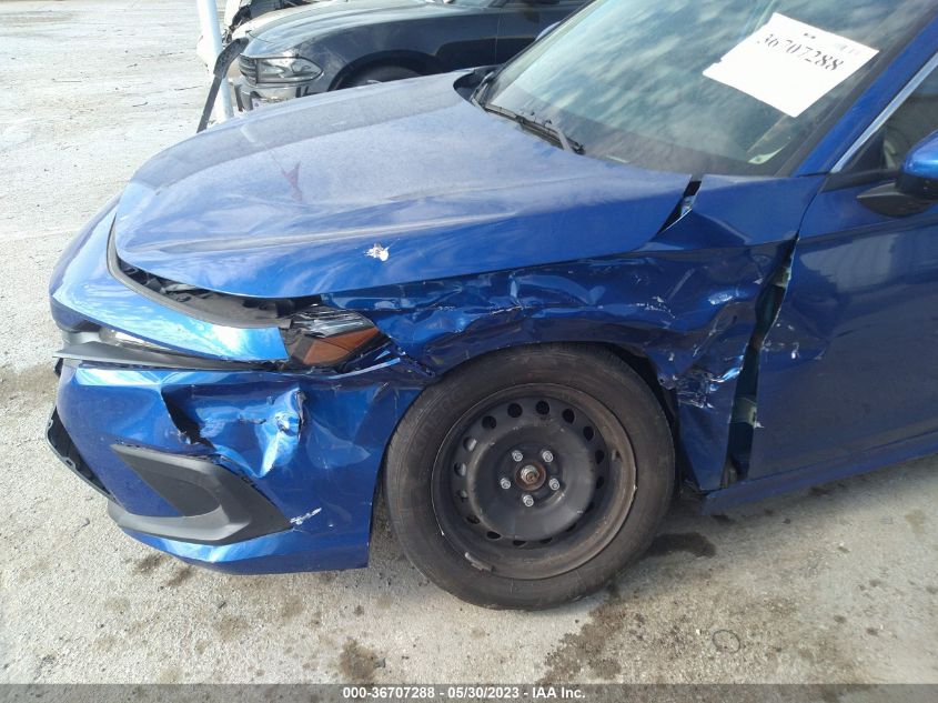 2022 HONDA CIVIC SEDAN LX - 2HGFE2F27NH522841