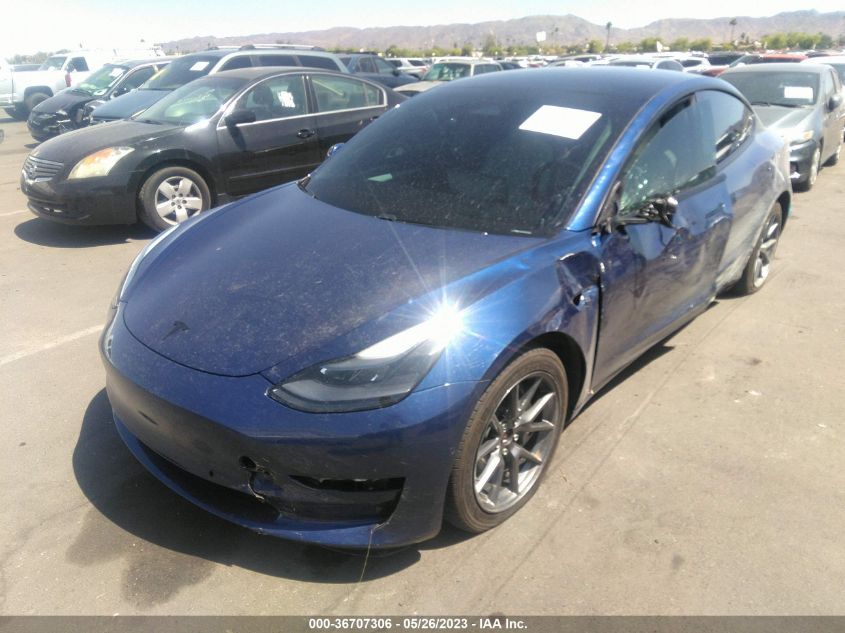 2021 TESLA MODEL 3 LONG RANGE - 5YJ3E1EB5MF000971