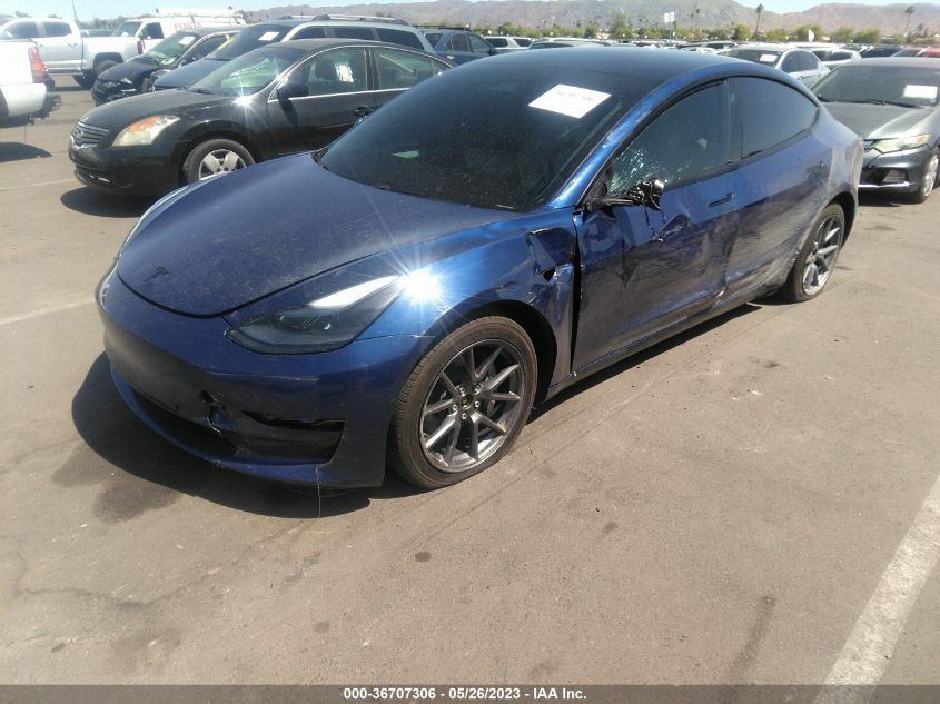 2021 TESLA MODEL 3 LONG RANGE - 5YJ3E1EB5MF000971