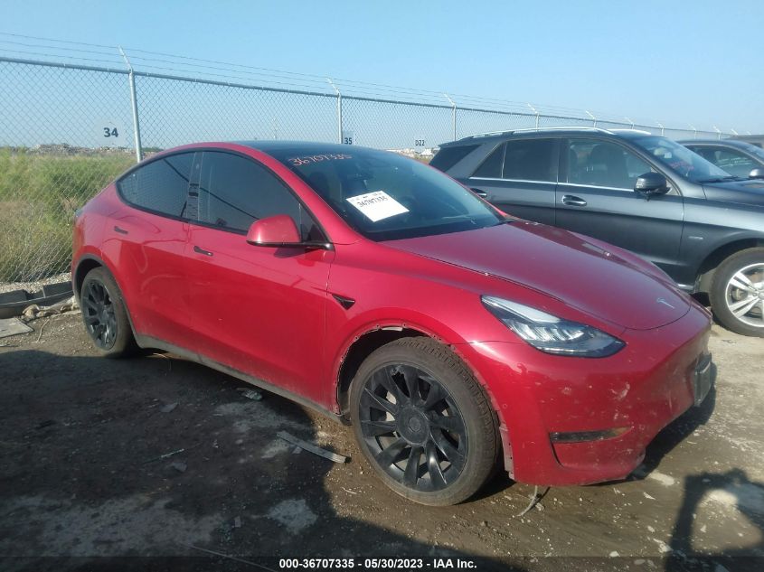 2021 TESLA MODEL Y LONG RANGE - 5YJYGAEE9MF143528