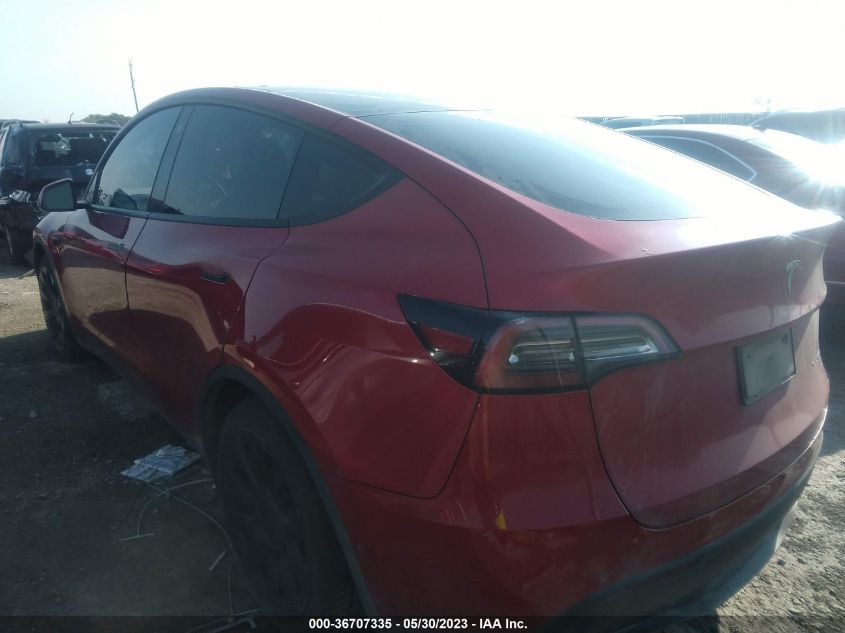 2021 TESLA MODEL Y LONG RANGE - 5YJYGAEE9MF143528