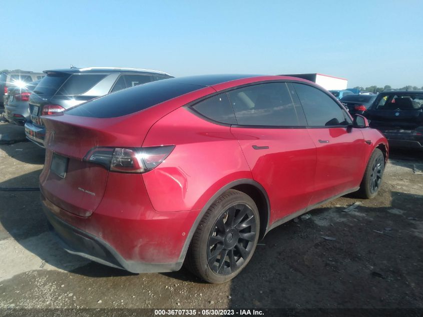 2021 TESLA MODEL Y LONG RANGE - 5YJYGAEE9MF143528