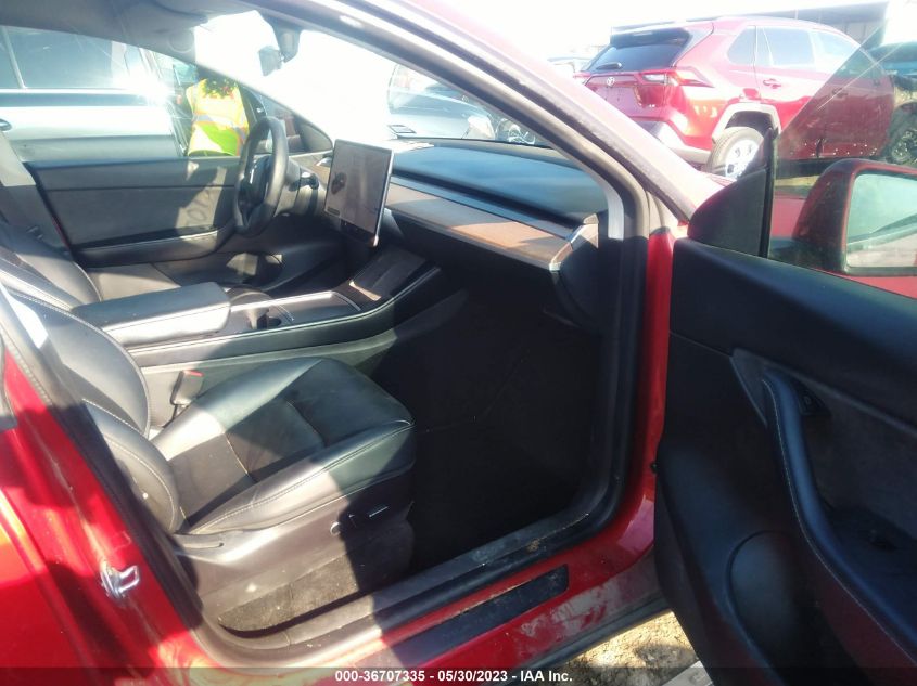 2021 TESLA MODEL Y LONG RANGE - 5YJYGAEE9MF143528