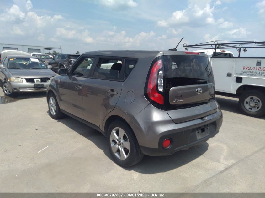 2018 KIA SOUL BASE - KNDJN2A20J7604769