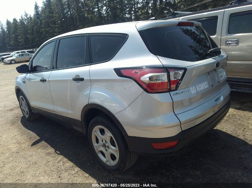 2017 FORD ESCAPE S 1FMCU0F70HUD54588