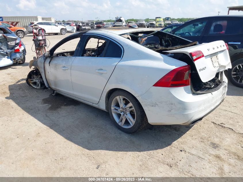 2015 VOLVO S60 T5 DRIVE-E PREMIER - YV140MFB7F1317367