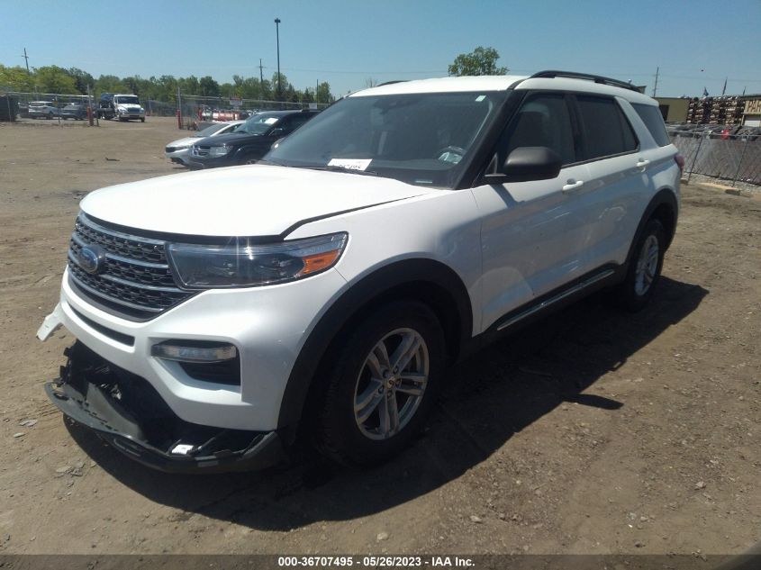 2022 FORD EXPLORER XLT - 1FMSK8DH5NGC35750