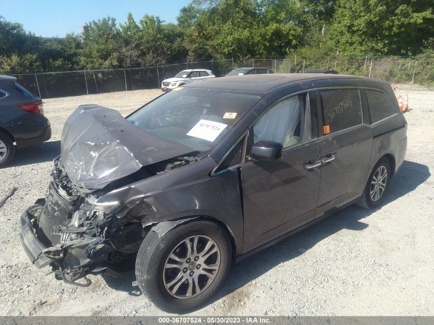 2013 HONDA ODYSSEY EX-L - 5FNRL5H63DB073732