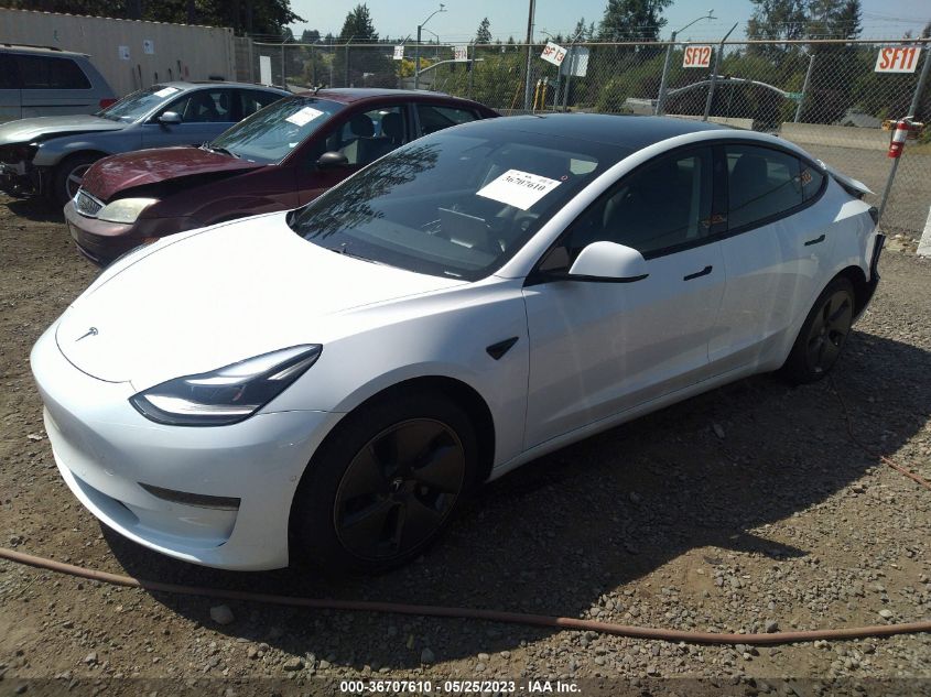 2021 TESLA MODEL 3 STANDARD RANGE PLUS - 5YJ3E1EA9MF868415