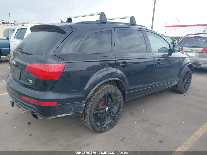 2014 AUDI Q7 3.0T S LINE PRESTIGE - WA1DGAFE9ED018416