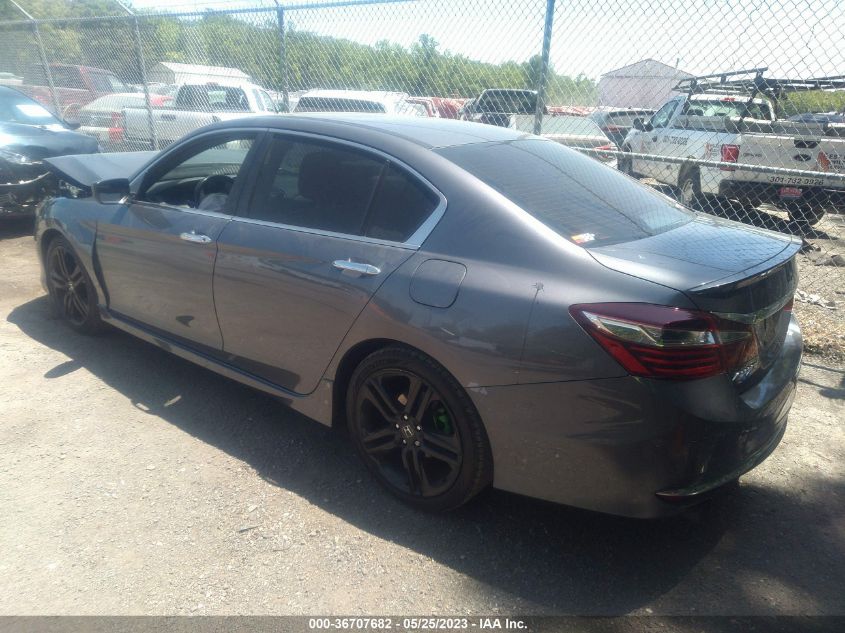 2017 HONDA ACCORD SEDAN SPORT - 1HGCR2F56HA042858